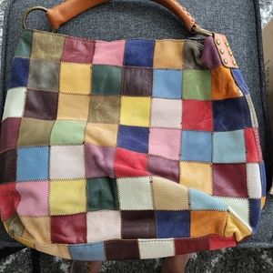 Lucky Brand Patchwork Shoulder Bag